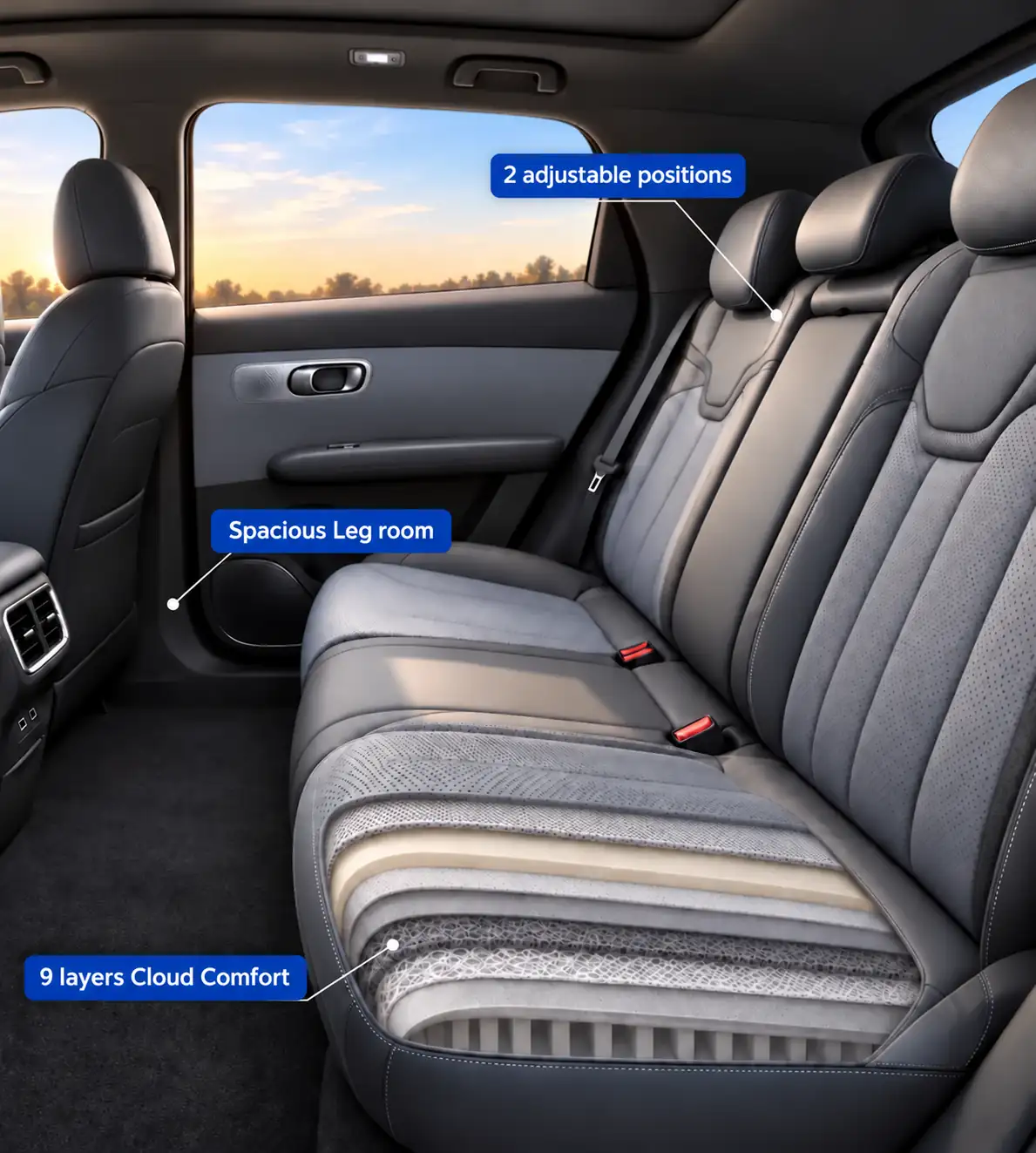 Nevo Q05 premium interior