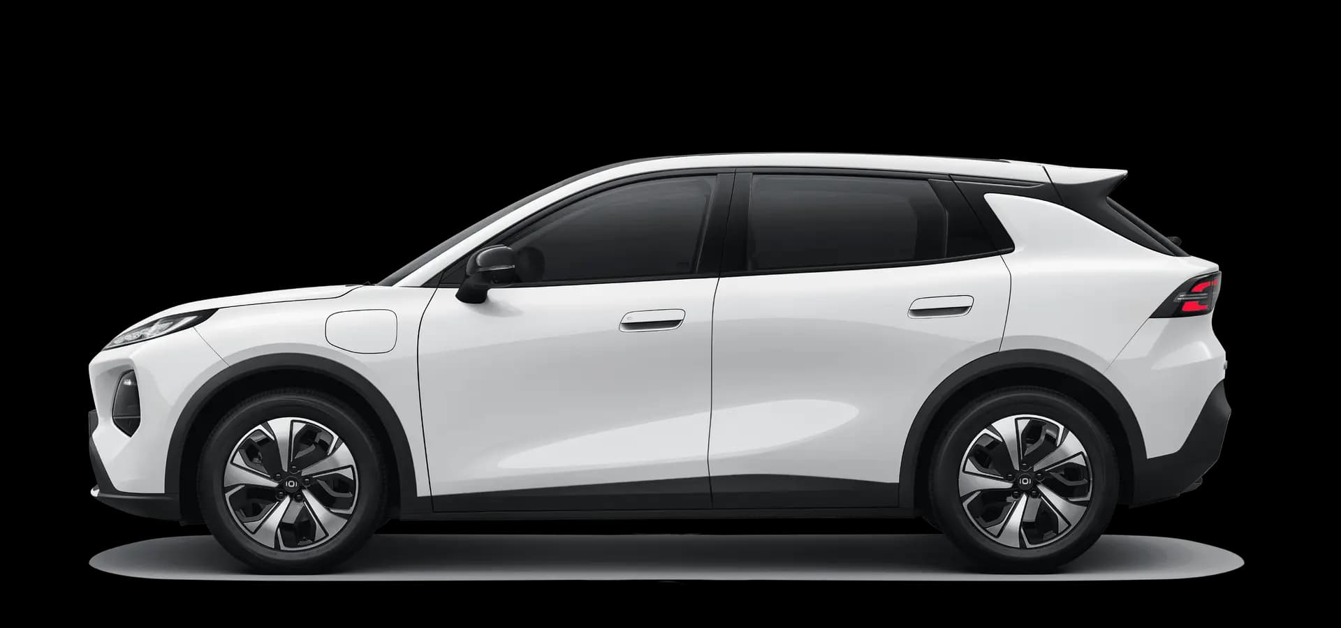 Car in Moonlight White color